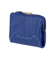 57891エンボスメッシュ 2つ折り財布 スリムタイプ ネコステッチ [tsumori chisato CARRY][ツモリチサト キャリー]