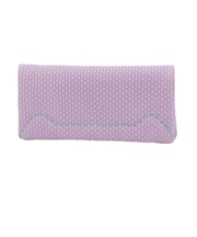 57892エンボスメッシュ かぶせ 長財布 ネコステッチ [tsumori chisato CARRY][ツモリチサト キャリー]