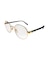GUCCI メガネ メンズ ラウンド メタルフレーム ゴールド GG1585O-001