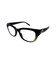 GUCCI メガネ レディースワイドスクエア リサイクルアセテートフレーム ブラック GG2202O-005