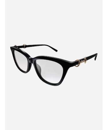 GUCCI メガネ レディース キャットアイ リサイクルアセテートフレーム ブラック GG2208O-005