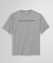 ◆オンラインストア限定◆LOGO Series コットン ロゴプリント クルーネック Tシャツ