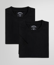 コットン 2パック クルーネック Tシャツ Made in USA