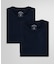 コットン ２パック クルーネック Tシャツ Made in USA
