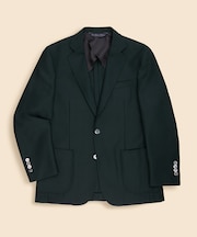 ウール／モヘア　ホップサック　２釦アンコンジャケット　Classic