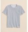 コットンジャージー　スラブ　GFロゴ　ストライプ　Tシャツ