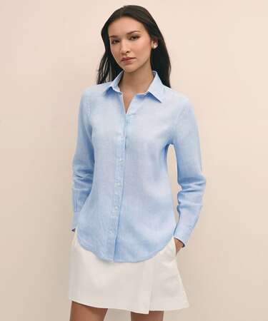 アイリッシュリネン シャツ Classic FIt