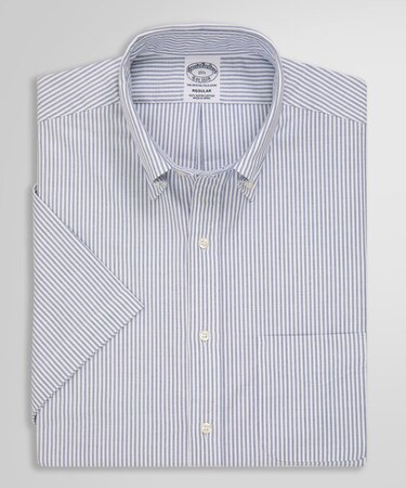 スーピマコットン オックスフォード ショートスリーブ ドレスシャツ Regular Fit