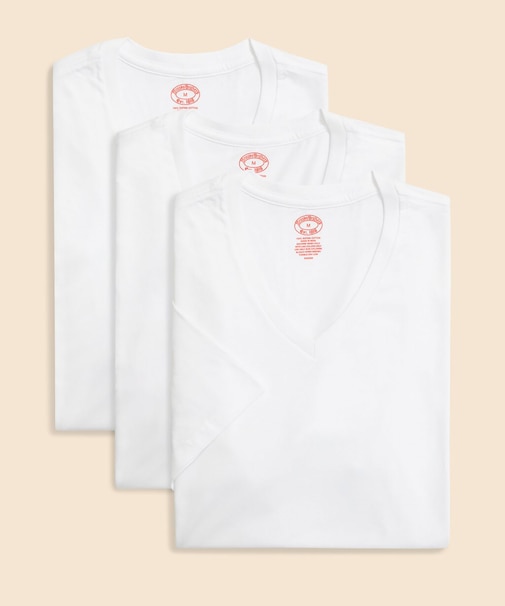 スーピマコットン GFロゴ 3パック VネックTシャツ Traditional Fit