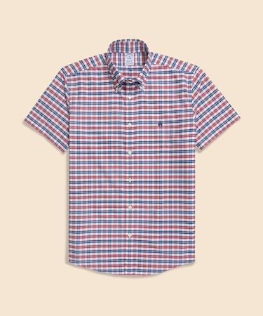 ストレッチオックスフォード GFロゴ ショートスリーブ カジュアルシャツ Regular Fit