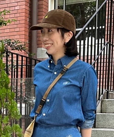 【Double B Collection】 コットン ライトウェイトデニム BBロゴ ボタンダウンシャツ Classic Fit