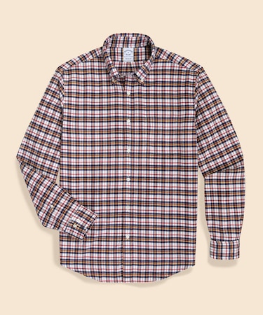 フランネル タータンチェック カジュアルシャツ Regular Fit