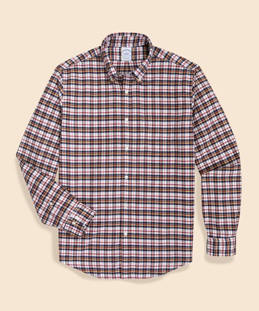 フランネル タータンチェック カジュアルシャツ Regular Fit