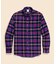 フランネル　タータンチェック　カジュアルシャツ　Regular Fit