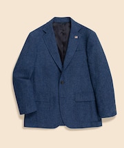シェットランドウール　ヘリンボーン　段返り３釦サックジャケット　Traditional　Made in USA