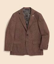 シェットランドウール ヘリンボーン 段返り3釦サックジャケット Traditional Made in USA