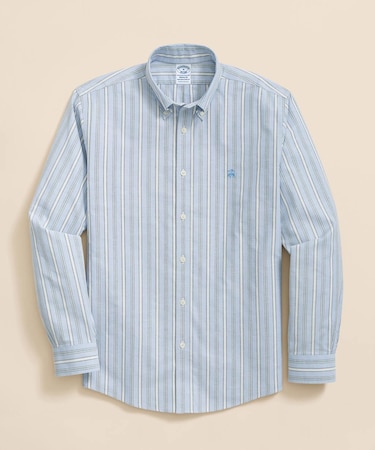 ストレッチオックスフォード GFロゴ シーズナルパターン カジュアルシャツ Regular Fit