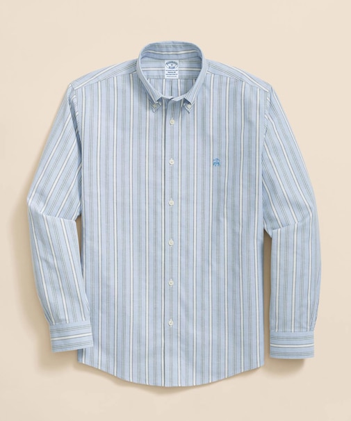 ストレッチオックスフォード GFロゴ シーズナルパターン カジュアルシャツ Regular Fit