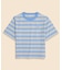 【Double B Collection】コットン　BBロゴ　マリナーストライプ　ヘビーウェイトTシャツ