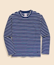 コットン　GFロゴ　マリナーストライプ　ロングスリーブTシャツ