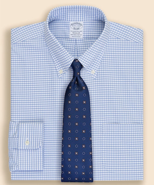 ストレッチオックスフォード シーズナルパターン ドレスシャツ Regular Fit