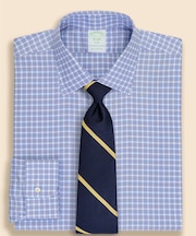 Brooks Brothers Explorer　スーピマコットンブレンド　チェック　ドレスシャツ　Slim Fit