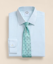 スーピマコットン　ストレッチロイヤルオックスフォード　シーズナルパターン　ドレスシャツ　Regular Fit