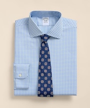 スーピマコットン　ストレッチロイヤルオックスフォード　タッターソール　ドレスシャツ　Regular Fit