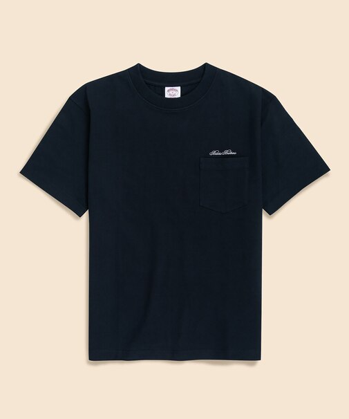 ◆オンラインストア限定◆USAコットンジャージー ヘビーウェイト ミニロゴ ポケットTシャツ
