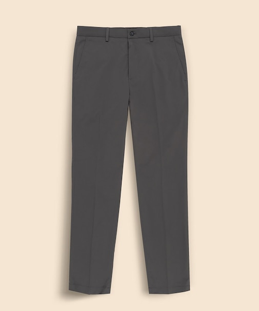 ポリエステル ストレッチポプリン プレーンフロント チノパンツ Slim