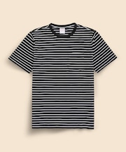 コットン GFロゴ マリナーストライプ ポケットTシャツ