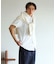 ◆オンラインストア限定◆ コットン　ビッグGFロゴ　シアサッカー　ショートスリーブ　カジュアルシャツ　Traditional Fit