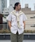 ◆オンラインストア限定◆ コットン　ビッグGFロゴ　シアサッカー　ショートスリーブ　カジュアルシャツ　Traditional Fit