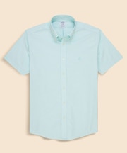 ストレッチオックスフォード GFロゴ シーズナルカラー ショートスリーブカジュアルシャツ Regular Fit