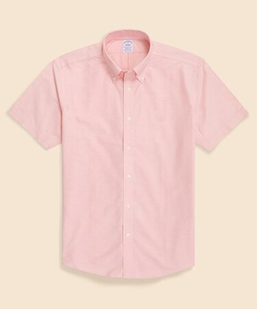 ストレッチオックスフォード GFロゴ シーズナルカラー ショートスリーブカジュアルシャツ Regular Fit