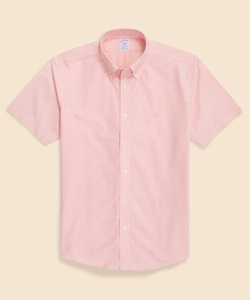ストレッチオックスフォード GFロゴ シーズナルカラー ショートスリーブカジュアルシャツ Regular Fit