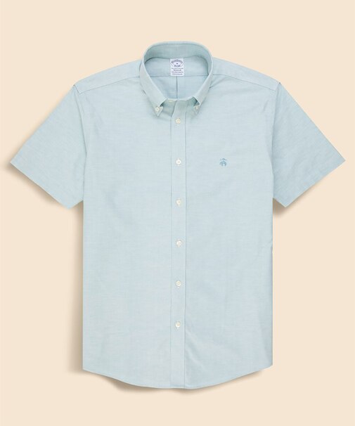ストレッチオックスフォード GFロゴ シーズナルカラー ショートスリーブカジュアルシャツ Regular Fit