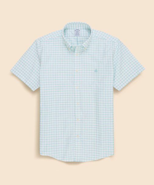 ストレッチオックスフォード GFロゴ シーズナルパターン ショートスリーブカジュアルシャツ Regular Fit