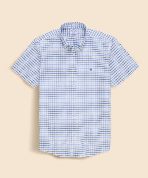 ストレッチオックスフォード GFロゴ シーズナルパターン ショートスリーブカジュアルシャツ Regular Fit