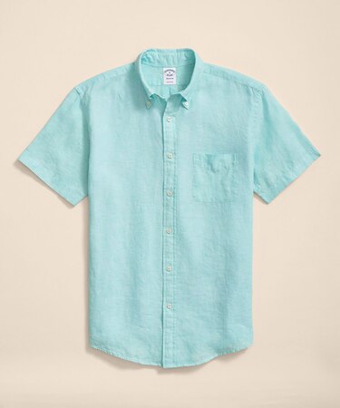 アイリッシュリネン　ショートスリーブ　カジュアルシャツ　Regular Fit