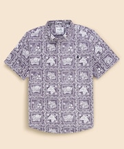 Brooks Brothers×Reyn Spooner コットン/ポリエステル ボタンダウン アロハシャツ
