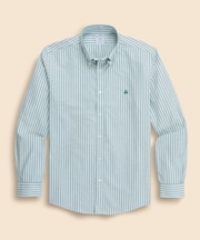 ストレッチオックスフォード　GFロゴ　ストライプ　カジュアルシャツ　Regular Fit