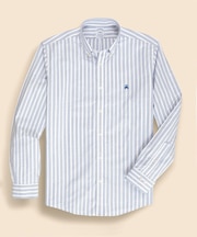 ストレッチオックスフォード　GFロゴ　ストライプ　カジュアルシャツ　Regular Fit