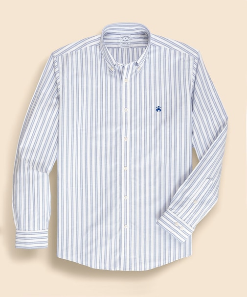 ストレッチオックスフォード GFロゴ ストライプ カジュアルシャツ Regular Fit