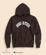 Brooks Brothers×Champion　USAコットン　ラバープリントロゴ　フーデッド　スウェットシャツ　Made in USA