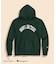 Brooks Brothers×Champion　USAコットン　ラバープリントロゴ　フーデッド　スウェットシャツ　Made in USA