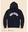 Brooks Brothers×Champion　USAコットン　ラバープリントロゴ　フーデッド　スウェットシャツ　Made in USA