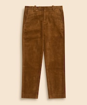 ストレッチコットン　8-Waleコーデュロイ　プレーンフロントパンツ　Regular