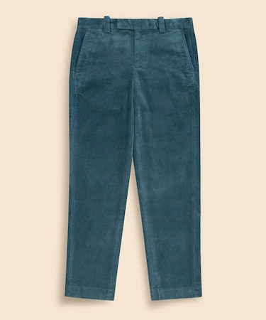 ストレッチコットン 8-Waleコーデュロイ プレーンフロントパンツ Regular