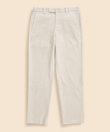 ストレッチコットン 8-Waleコーデュロイ プレーンフロントパンツ Regular